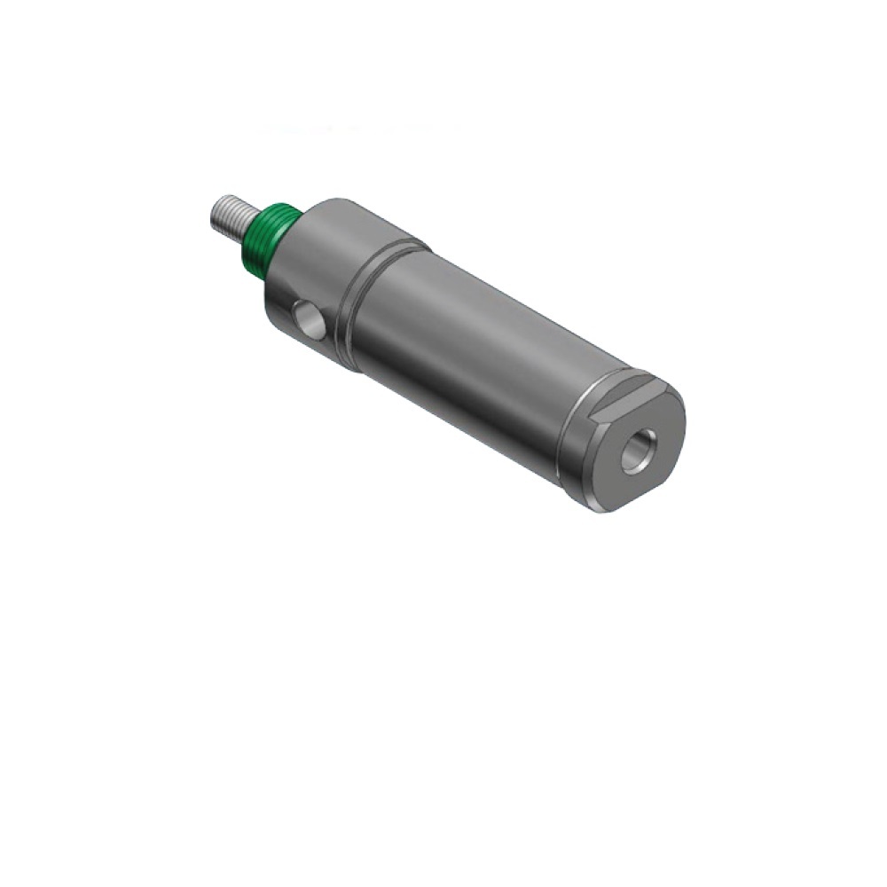 0750DC1-05A-03 NUMATICS/AVENTICS ROUND LINE DELRIN CYLINDER M SERIES 3/4" BORE 5" STROKE, DBL ACT, NOSE MNT, MAGNET